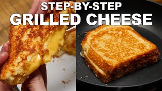 How To Make Easy Grilled Cheese Sandwich  in a pan [upl. by Land]