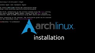 Arch Linux KDE Plasma installation [upl. by Attenoj]