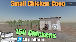 Small Chicken Coop  FS22 mod for all platforms [upl. by Irrep]