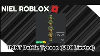 UGC Limited TMNT Battle Tycoon Script  Roblox [upl. by Ellesig901]