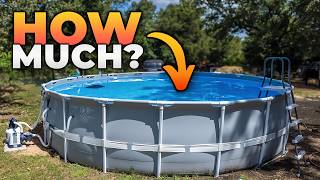 Should You Buy THIS Above Ground Pool 20ft x 52in Deep Intex Pool Review and Cost [upl. by Yerg]