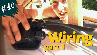 How do I get SOLAR WIRES THROUGH my VAN ROOF  Van Build 10 [upl. by Mcgean659]