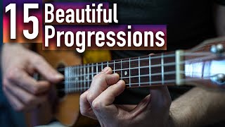 15 Beautiful Ukulele Chord Progressions Perfect for Songs [upl. by Melone]