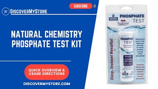 Natural Chemistry Phosphate Test Kit [upl. by Hahseram]