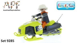 Playmobil Family Fun 9285 Schneemobil  Playmobil Build Review [upl. by Kcirddahc13]