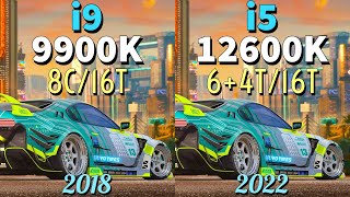 i5 12600K vs i9 9900K  Test in 8 Games [upl. by Dawn957]