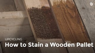 How to Stain Wood  Upcycling [upl. by Anilosi116]