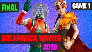 Fortnite DreamHack Winter GRAND FINAL Game 1 Highlights [upl. by Alcus318]