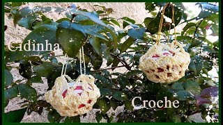 Cidinha Croche  Enfeite Para Arvore De Natal Em Croche Porta Bombom Em Croche [upl. by Pearla]