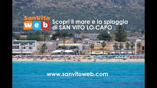 Il mare e la spiaggia di San Vito Lo Capo in Sicilia [upl. by Airak529]