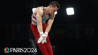 Paul Juda remains BIGTIME as Team USA breaks men’s gymnastics medal drought  Paris Olympics [upl. by Basham512]