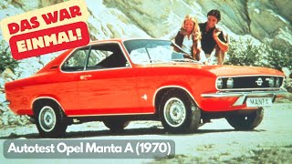 Autotest Opel Manta A 1970 [upl. by Aggi]