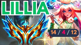 How The Rank 1 Lillia NA Carries in Challenger Full Gameplay Guide [upl. by Inihor]