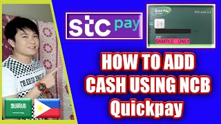 stc pay How to add cash using NCB quickpay mada card [upl. by Yahsal]