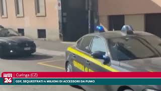 Curinga Gdf Sequestrati 4 milioni di accessori da fumo [upl. by Fonsie]