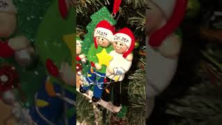 Personalized Family Decorating Christmas Tree  3 Christmas Ornament [upl. by Schwing490]