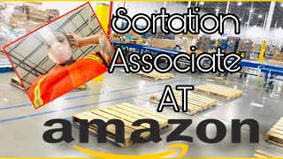 FIRST DAY AT AMAZON  Sortation Associate [upl. by Regnij39]