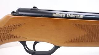 Milbro SPORTSMAN break barrel 177 Air Rifle 800 fps 390954 DMDIFFUSION [upl. by Marashio23]