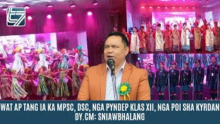 WAT AP TANG IA KA MPSC DSC NGA PYNDEP KLAS XII NGA POI SHA KYRDAN DYCM SNIAWBHALANG [upl. by Xed]