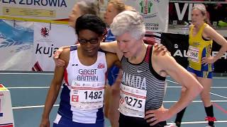 World Record Masters W65 400m Indoor at Torun 2019 [upl. by Nais660]