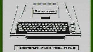 Atari 8bit  French InStore Demonstration Disk Atari 1983 [upl. by Bear]