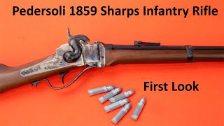 Pedersoli 1859 Sharps Infantry Rifle First Look [upl. by Mariande]