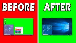 How to Change Taskbar Color to Overall Theme Color in Windows 10 [upl. by Elehcar]