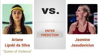 Ariane Lipski VS Jasmine Jasudavicius  UFC Fight Night Preview amp Picks  Pinoy Silent Picks [upl. by Brunhilda]