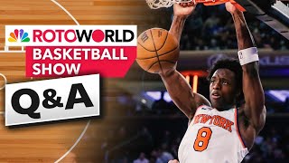 NBA Fantasy Basketball QampA with Noah Rubin 1224  Rotoworld  NBC Sports [upl. by Adehsor520]