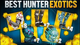 The 10 BEST Hunter Exotics In Destiny 2 [upl. by Wallinga]