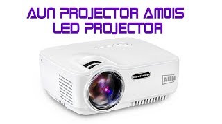 AUN Projector AM01S LED Projector  Review 1st [upl. by Franzoni]