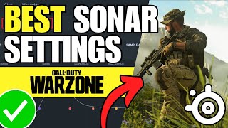 The BEST SteelSeries Sonar Settings For Warzone 3 Louder Footsteps [upl. by Melamie]