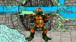 Stop Motion TMNT Intro HD [upl. by Ahsimac835]