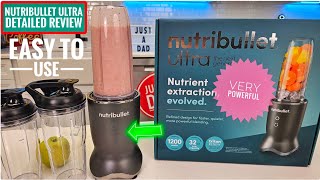 NEW Nutribullet Ultra Blender Review amp How To Make a Smoothie [upl. by Atinuahs]