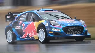 Goodwood FOS 2023  Day 2  Shootout Free Practice on Wet  Drift Show [upl. by Eelrihs]