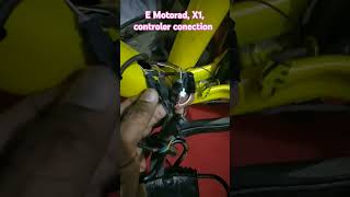 E Motorad Electric Cycle X1 Controller Connection [upl. by Embry]