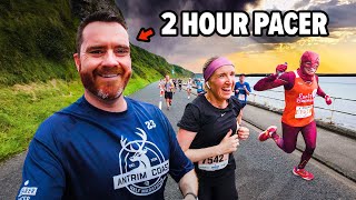 Clearer Water Antrim Coast Half Marathon 2023  Official Race Vlog [upl. by Ordnaxela]