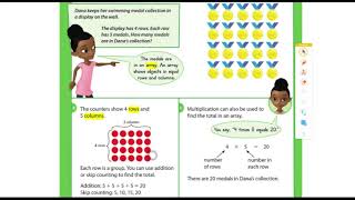 Envision Math 13 Topic 1 Lesson 3 Arrays and Multiplication [upl. by Pampuch]