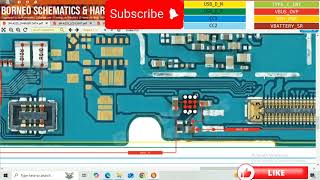 Samsung A22 a225 changing diagram  samsung a22 charging and usb ways and circuits borneo [upl. by Humpage512]