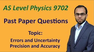 Past Paper Questions Error and Uncertainty A Level Physics  Physical Quantities and Units [upl. by Klenk706]