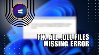 ⚡️ EXPERT How to Fix All DLL Files Missing Error In Windows 1087 100 Works  English [upl. by Atiner]