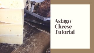 How To Make Asiago Cheese Skim Milk Cheese [upl. by Enilraep]