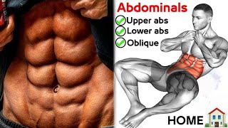 BEST ABS EXERCISES  Home Workout [upl. by Araccot]