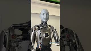 Ask Ameca what will society be like in 100 years ai robotics technology science [upl. by Vachill]