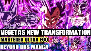 Beyond Dragon Ball Super Vegetas NEW Transformation Unleashed Mastered Ultra Ego Vegeta Is Born [upl. by Stephanus95]