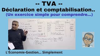 TVA  Déclaration et enregistrement dans le journal comptable Simplement [upl. by Kcirdaed]