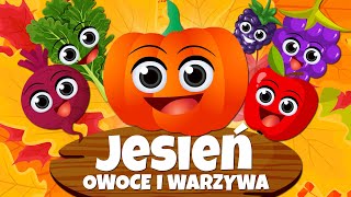 Jesień dla dzieci  Jesienne owoce i warzywa 🍂 DARY JESIENI 🍂 [upl. by Helsie]