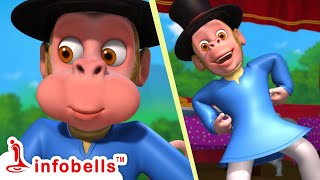 Bandar Mama Pahan Pajama  Hindi Rhymes for Children  Infobells [upl. by Gavra]