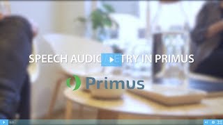 Speech Audiometry in Primus  Auditdata [upl. by Row548]