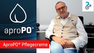 Vorstellung der AproPO® Pflegecreme  Frag den Urologen [upl. by Combs]